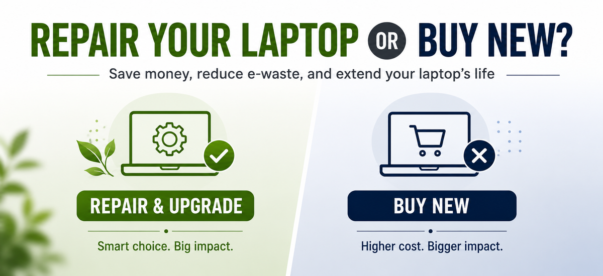 Don't Ditch Your Tech! Repairing Your Laptop vs. Buying New One