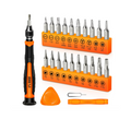 JOREST 24-in-1 Precision Screwdriver Set – Magnetic Repair Kit with CR-V Steel Bits, Pry Tool & SIM Ejector for Phones, Laptops, Watches & Electronics