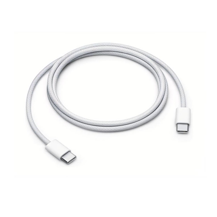 Apple USB-C Charge Cable 3FT (USB-C to USB-C) – Fast Charging & Data Sync Cable – White