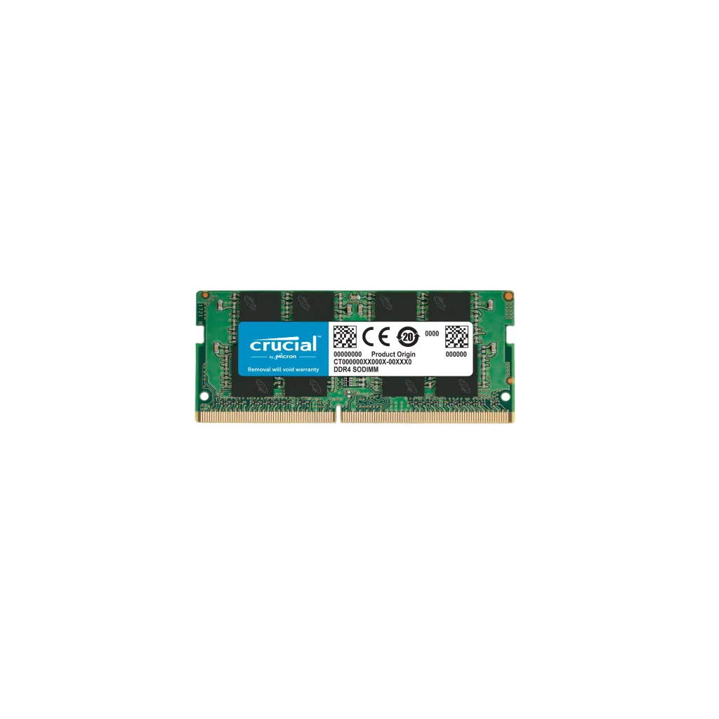 Crucial 32GB DDR4 2666 MT/s SODIMM Laptop Memory – CT32G4SFD8266