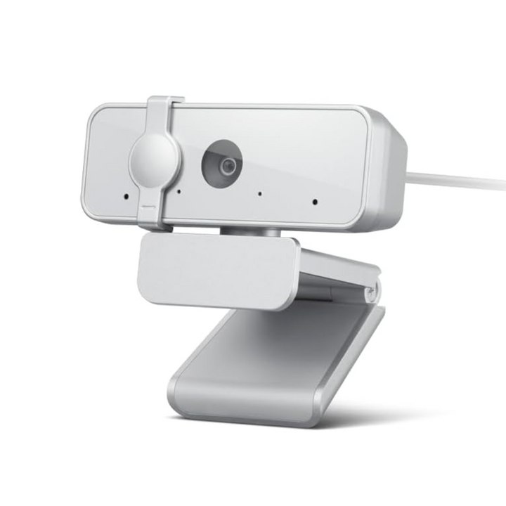 Lenovo 310 FHD Webcam 1080p Full HD Resolution with Dual Microphones and Privacy Shutter (White)