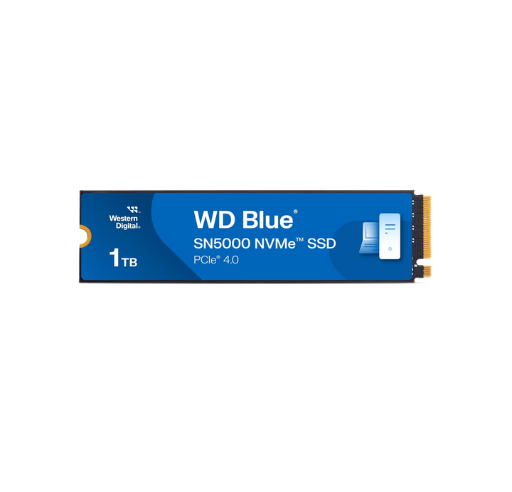 WD Blue SN5000 1TB NVMe PCIe Gen4 M.2 SSD - WDS100T4B0E